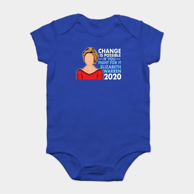 Inspirational Elizabeth Warren Quote 2020 Baby Bodysuit by epiclovedesigns